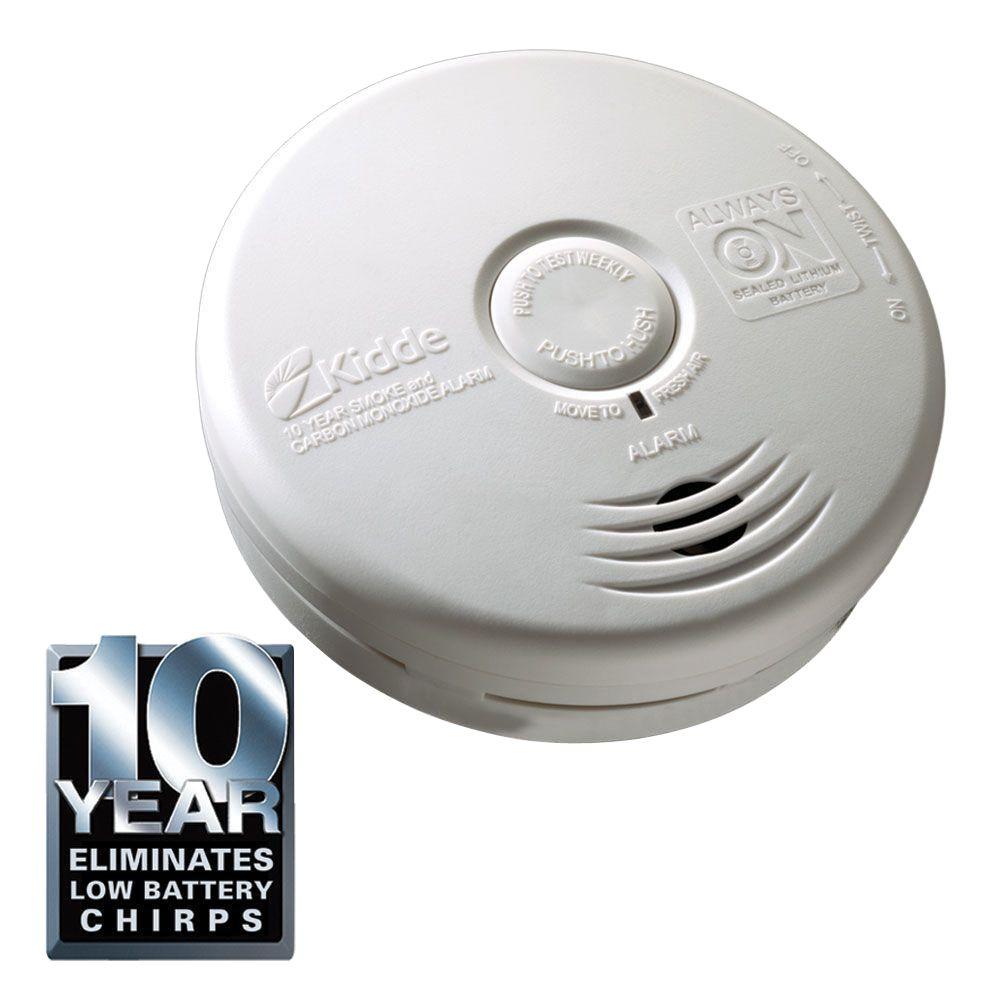 10-Year Sealed Battery Smoke and Carbon Monoxide Combination Detector